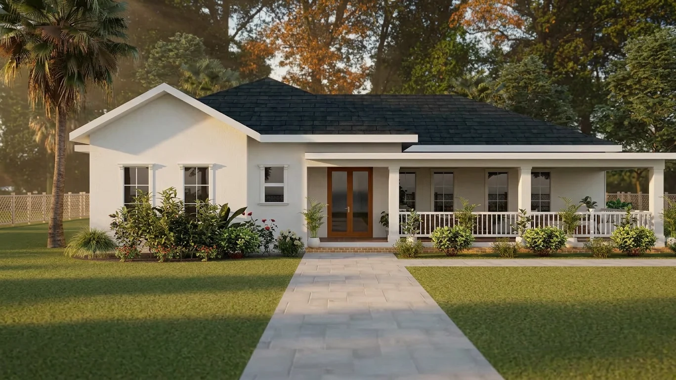 150 m² Kolonyal Çelik Ev - EVKON Çelik Ev