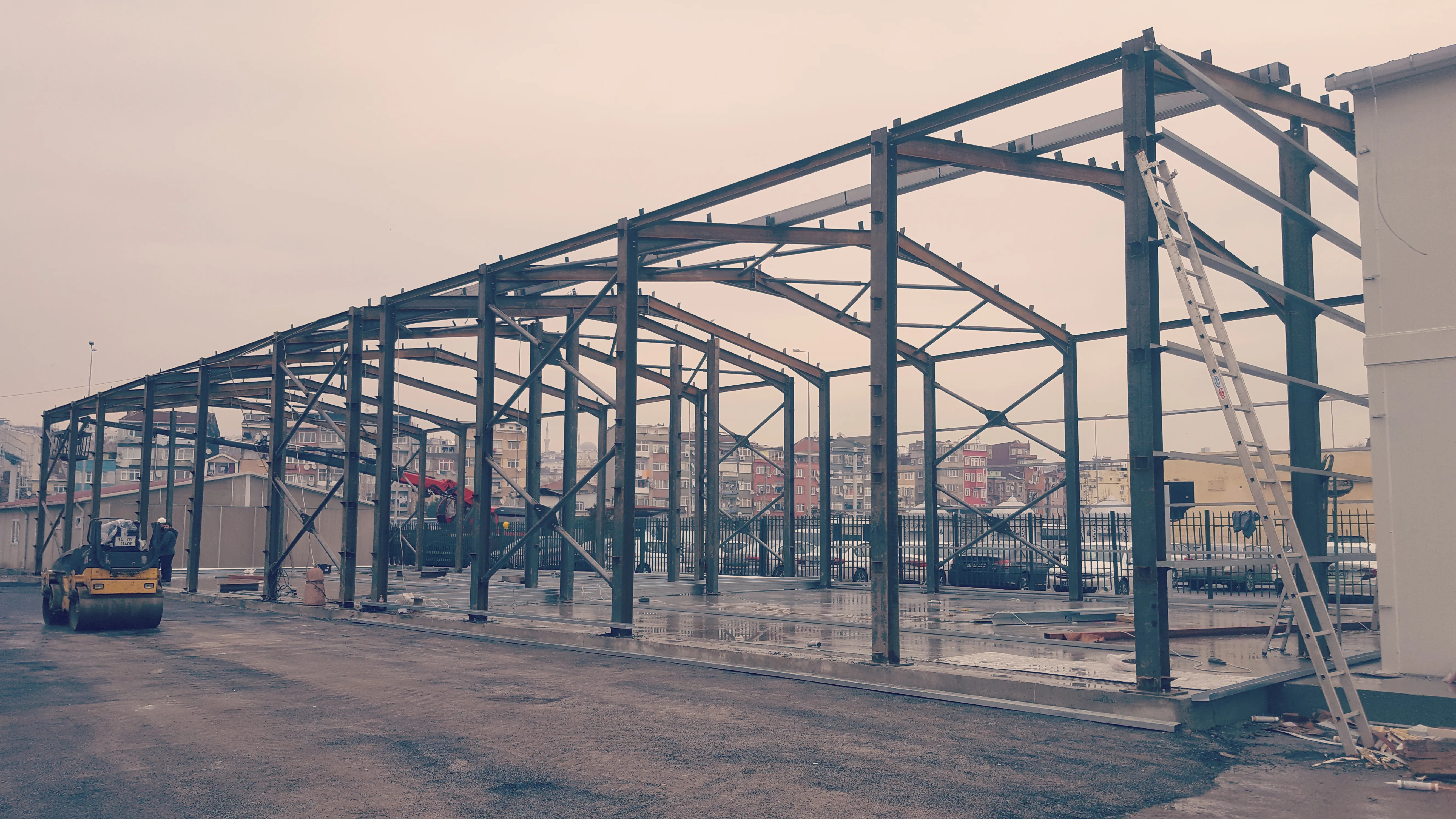 Ido Yenikapi ağır çelik şantiye binası