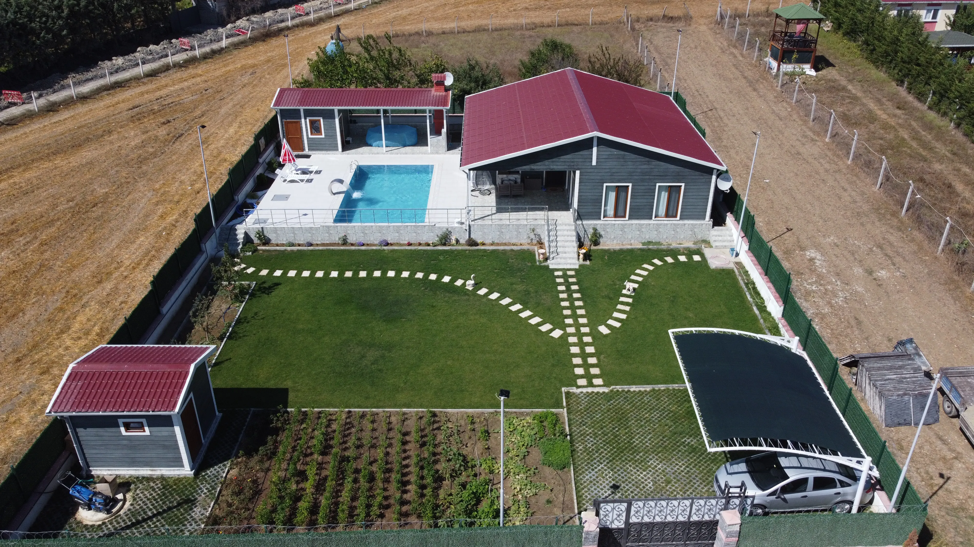 Küçük Tek katlı Prefabrik Ev